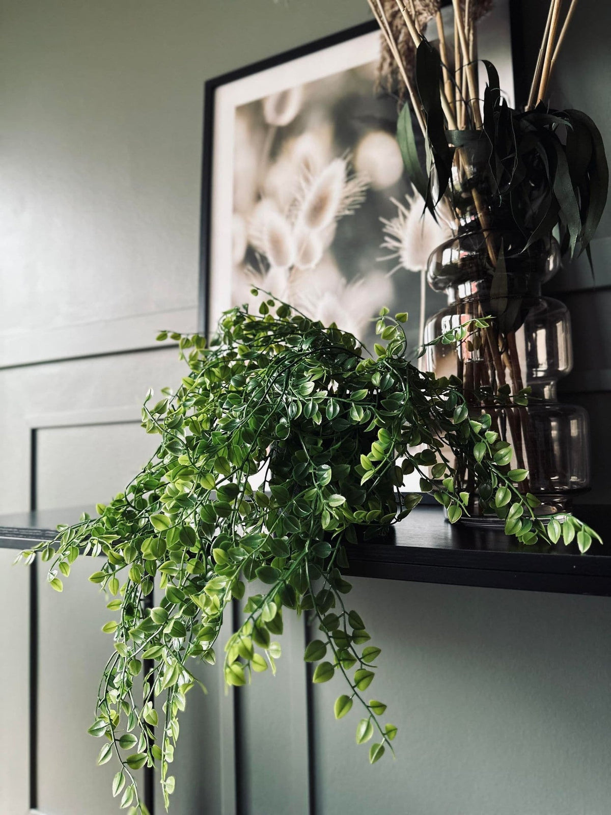 Decoratieve hangplant - Groen