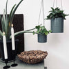 Hangpot - Grijs metaal - Groot