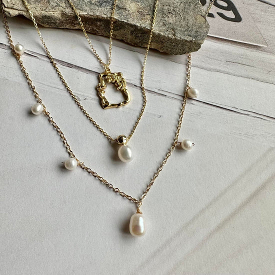 Halskæde Joanna 18K forgyldt Sterling Silver - VIAMAJA.DK