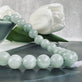 Collier Mary Jade vert avec perles rondes