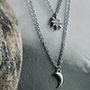 Ketting Moonlight Dubbele ketting in sterling zilver