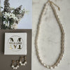 Ketting Vinnie m. gebroken witte zoetwaterparels