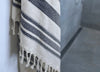 Hamam handdoek – Black / Off White  – 90×180