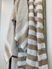 Hammam handdoek – Beige streep