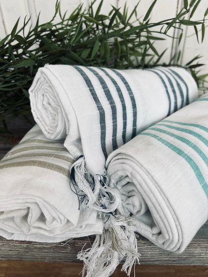 Hammam håndklæde - COTTON Beige Økotex - VIAMAJA.DK