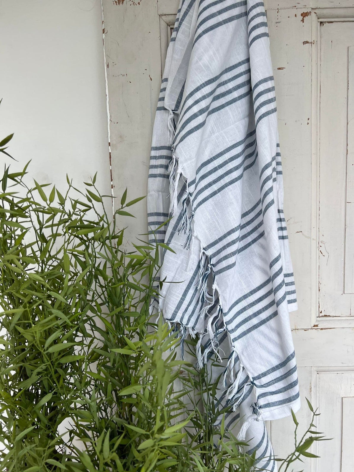 Hammam håndklæde - COTTON BLUE Økotex - VIAMAJA.DK