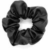 Haarelastiek - Scrunchie zwart leer