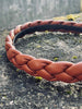 Haarband – Gevlochten Cognac