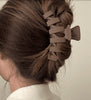 Haarclip Nora – stevige kwaliteit Donkerbeige
