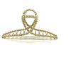 Haarclip gedraaid Delli goud