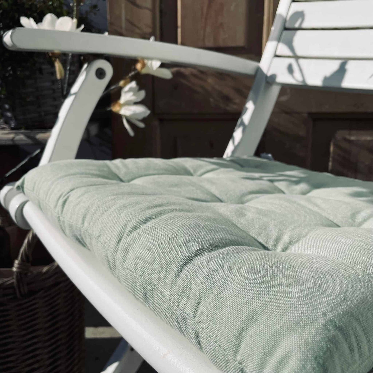 Havehynde futon – Duset grøn 40×40 - VIAMAJA.DK