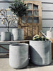 Set bloempotten in vezelcement - 4 formaten