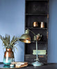 Plank met lade - Zwart gerecycled hout