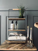 Plank - Organizer in hout en metaal