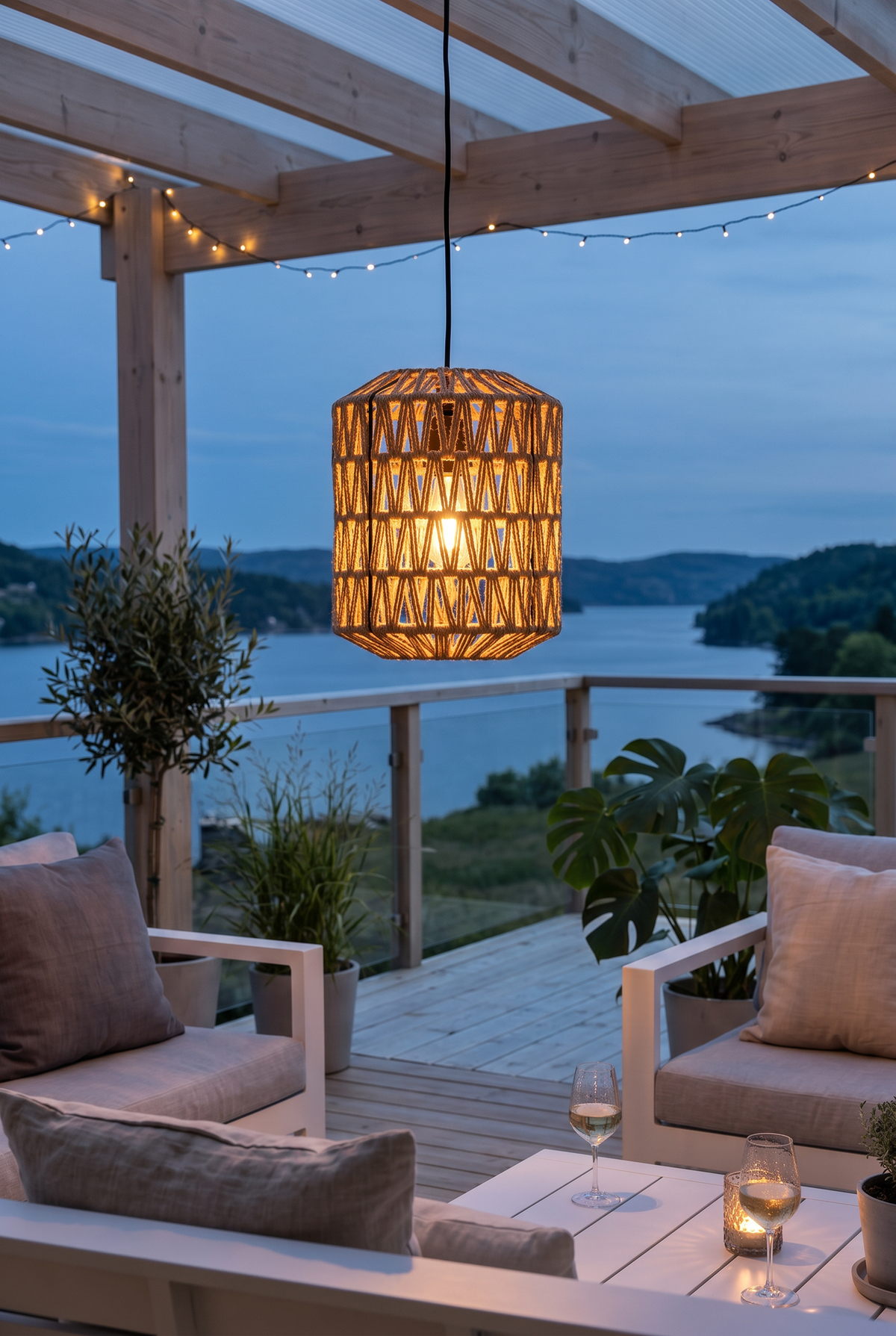 LED lamp op batterijen met timerfunctie