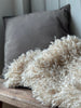 Imitatie schapenvacht - Beige krul