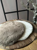 Imitatie stoelvacht dia 38cm – Taupe 4 stuks