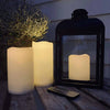 LED-stompkaarsen voor binnen en buiten - 3 stuks - incl. afstandsbediening