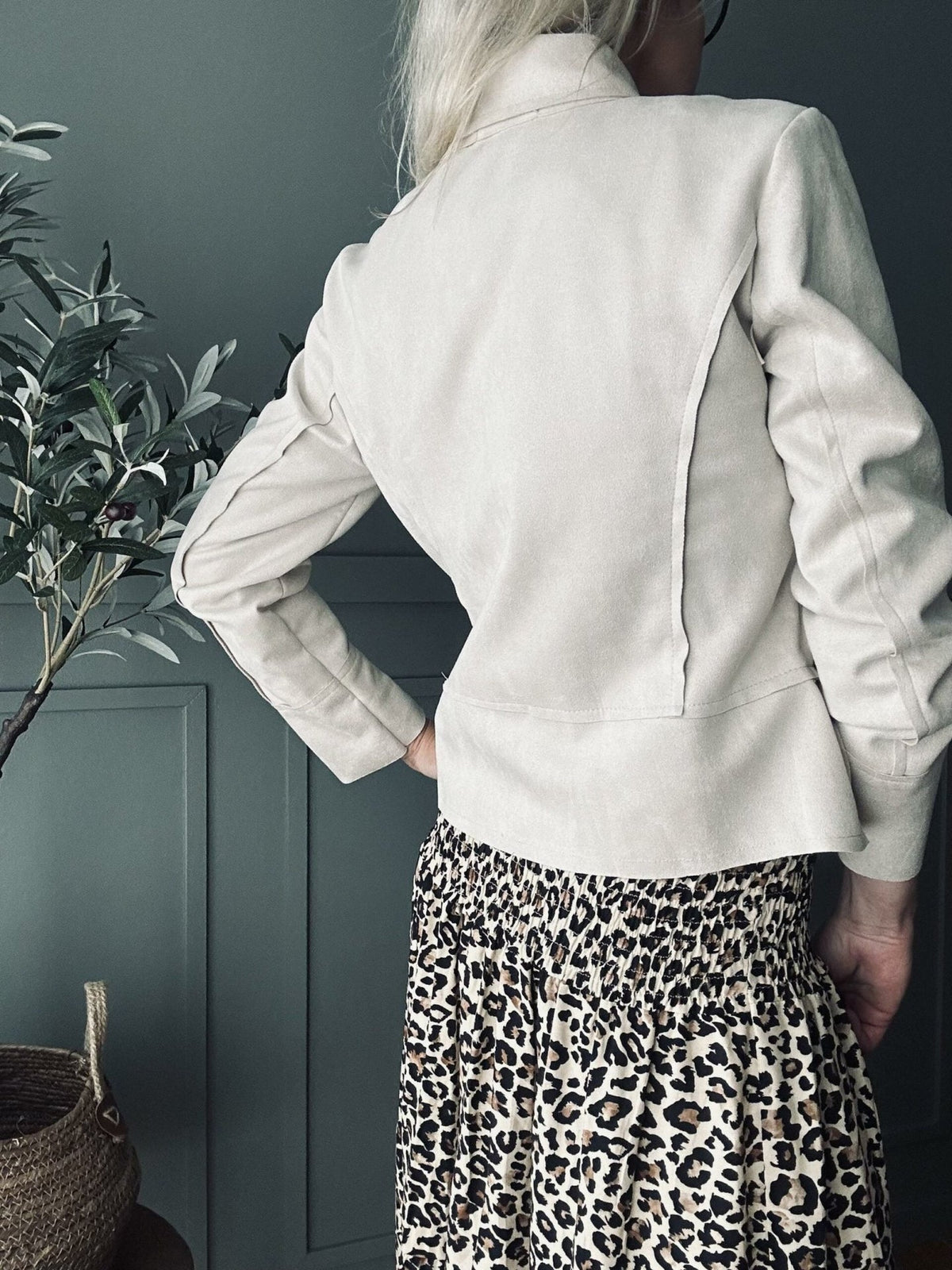 Jakke Lys Beige - VIAMAJA.DK
