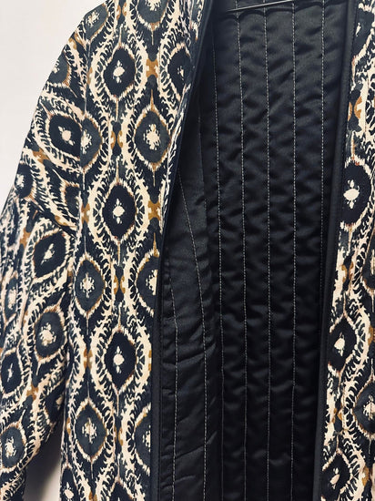 Jakke Quilt sort - VIAMAJA.DK
