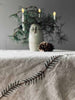Kersttafelkleed in linnenmix - Dia 150 cm
