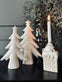 Juletræ 17cm - Hvid porcelæn - VIAMAJA.DK