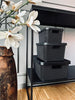 Box met deksel - Large VILA BLACK