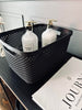 Opbergbox met deksel - Medium VILA BLACK