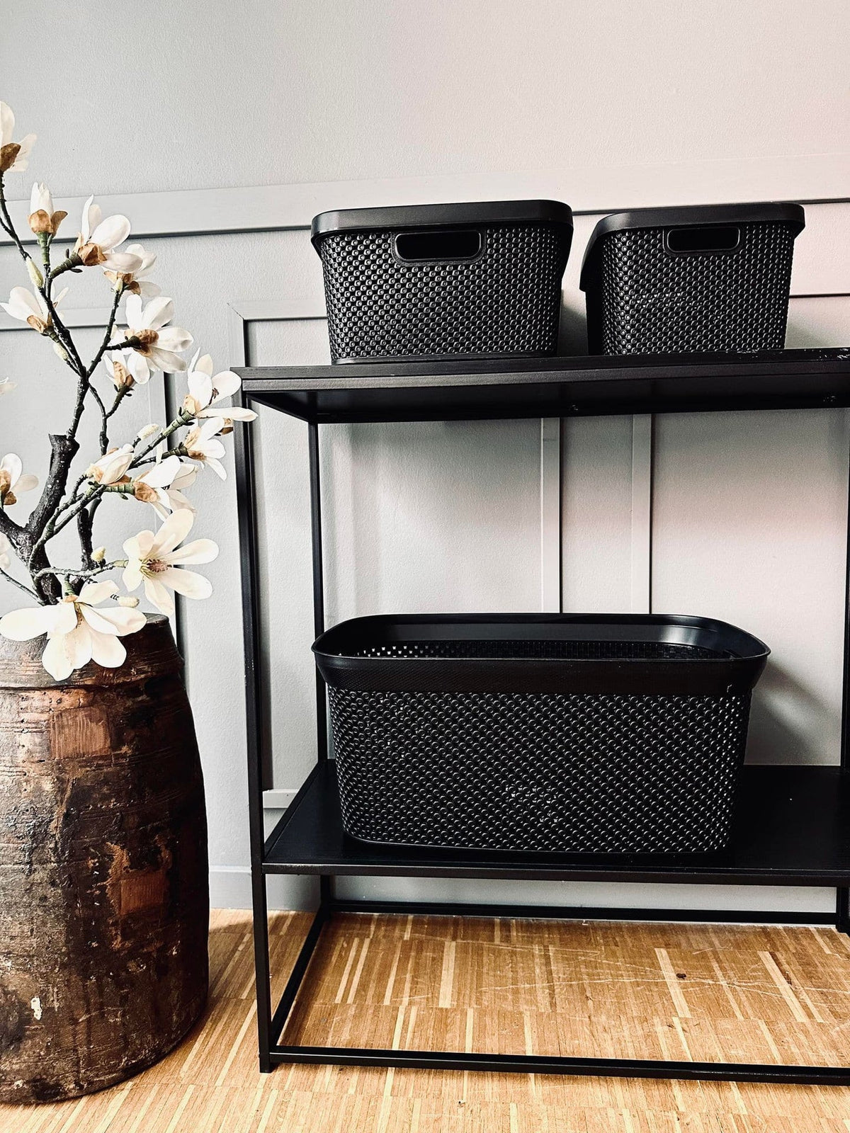Kasse med låg - Small VILA BLACK - VIAMAJA.DK