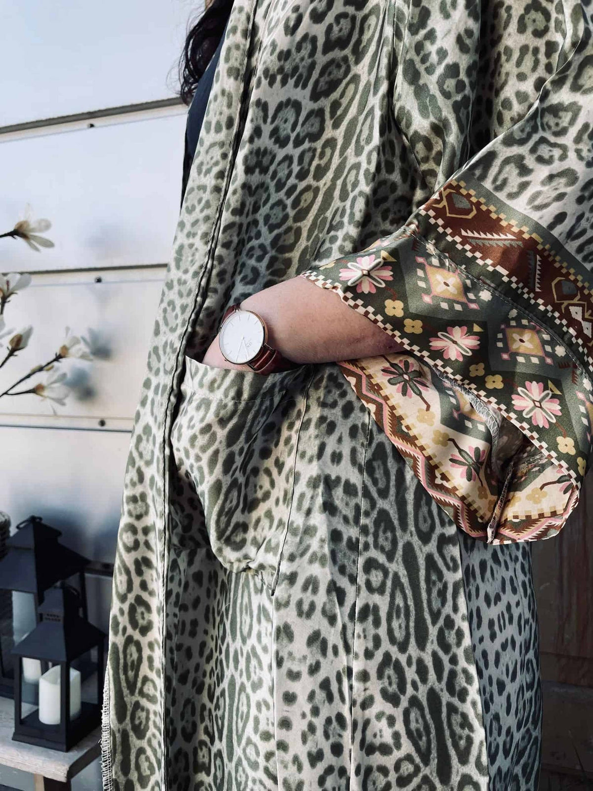 Kimono - Grøn - VIAMAJA.DK