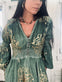 Kjole – Green / gold - VIAMAJA.DK