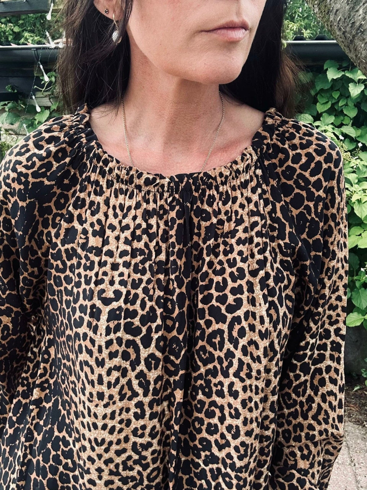 Kjole leopard – Lang - VIAMAJA.DK