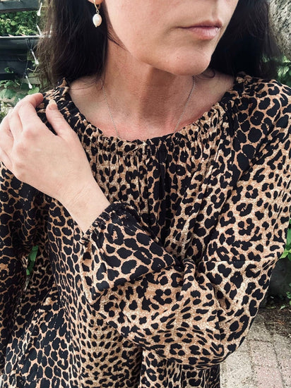 Kjole leopard – Lang - VIAMAJA.DK