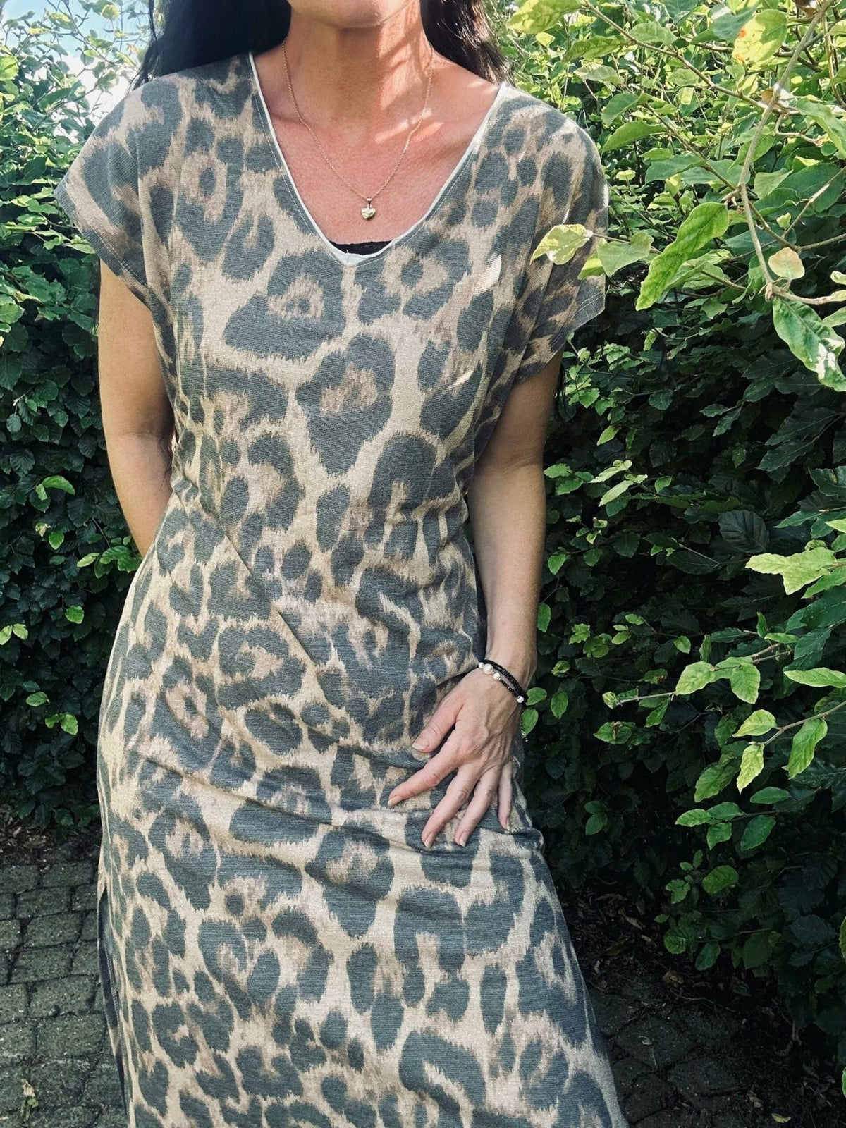 Kjole Soft leopard - VIAMAJA.DK