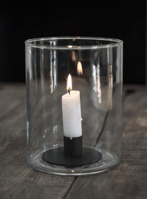 Klassisk Lysestage til kronelys - Sort Metal - VIAMAJA.DK