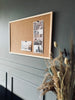 kurken prikbord met natuurkleurig frame - 60x40
