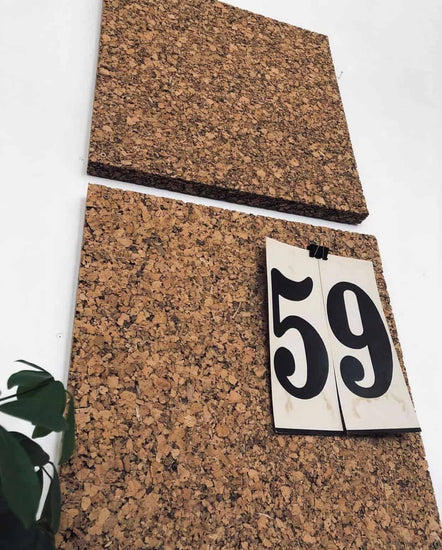 Korkplade 3cm til opslagstavle - 49x49cm - VIAMAJA.DK