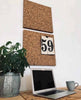 Kurkplaat 3cm voor prikbord - 49x49cm