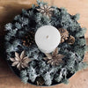 Krans - Ceder met frost
