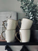 Mok wit porselein met goud – Mix