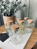 Kruidenpotjes m. kurk 280 ml – set van 6 stuks