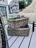 Mand / kist in stevig rattan - Klein