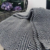 Heerlijke plaid met zwart patroon