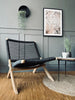 Loungestoel Teak Black - Goedgekeurd voor binnen en buiten