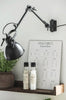 Lamp met 2 armen voor wandmontage, draaibaar