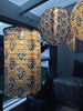 Lamp cilinder met zonnecellen – Flower Orange