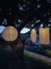Lamp cilinder met zonnepanelen - SUMMER WHITE