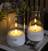 Lantaarn marmerlook - Set van 2 stuks