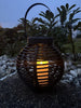Lantaarn met zonnecellen – Black