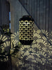 Lantaarn met zonnepanelen – Black / Gold